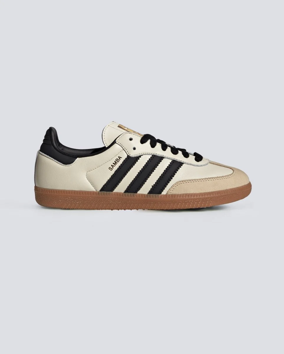 Adidas Samba OG Beige Y Negro Mujer