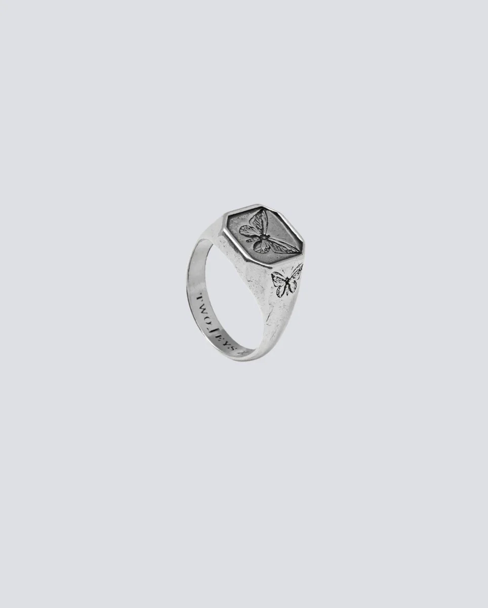 Anillo Twojeys Butterfly Effect Plateado Unisex