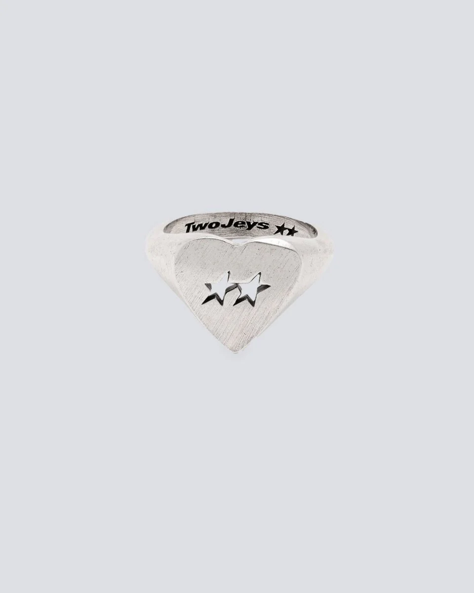 Anillo Twojeys Icon Heart Plateado Unisex