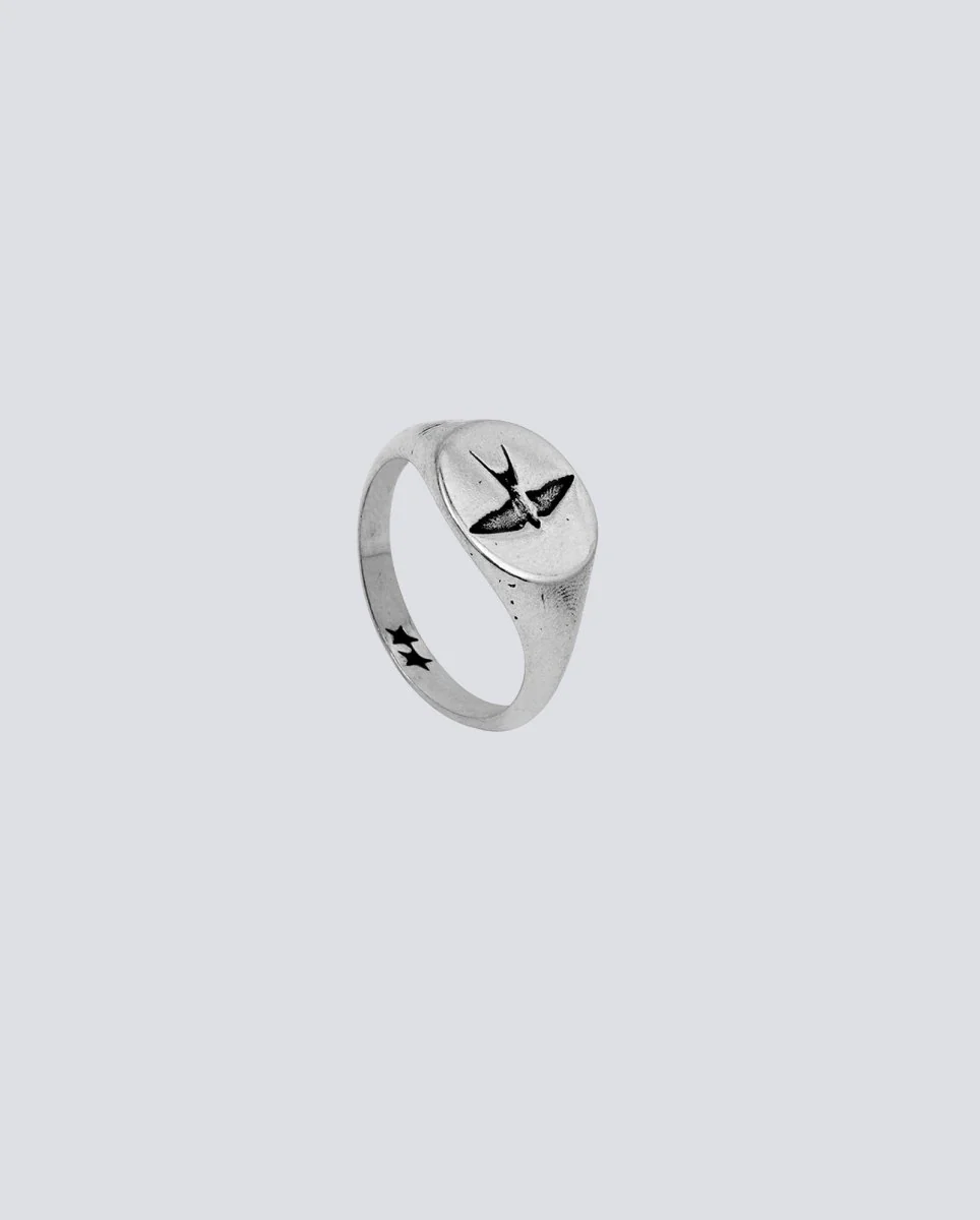 Anillo Twojeys Liberty Plateado Unisex