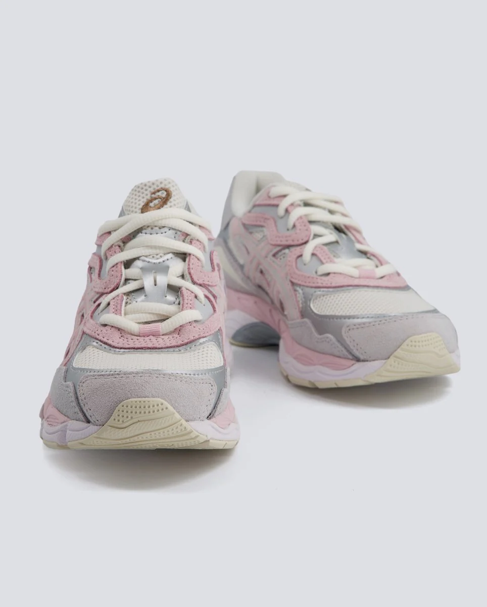Asics G-NYC Gris y Rosa Mujer - Image 2