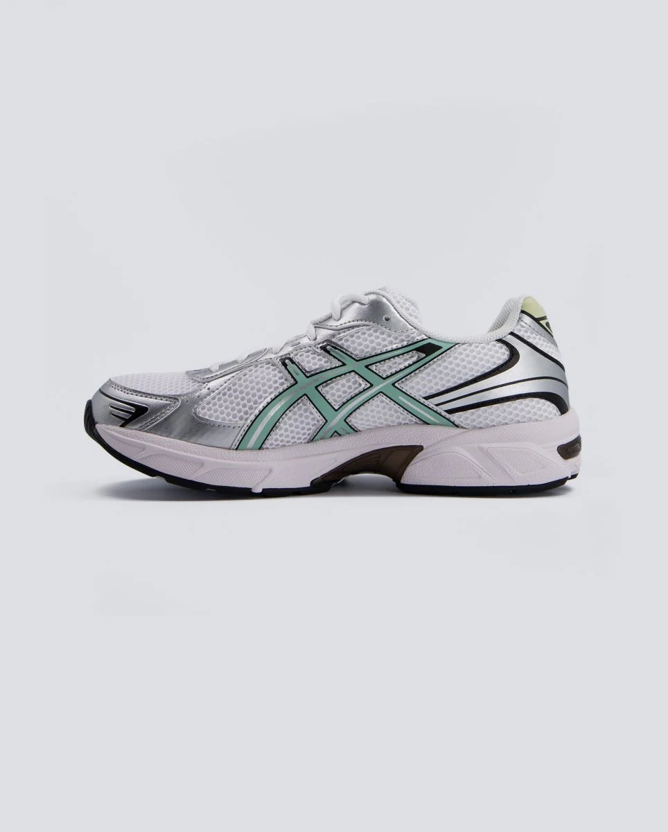 Asics Gel-1130 Blanco y Verde Hombre - Image 6