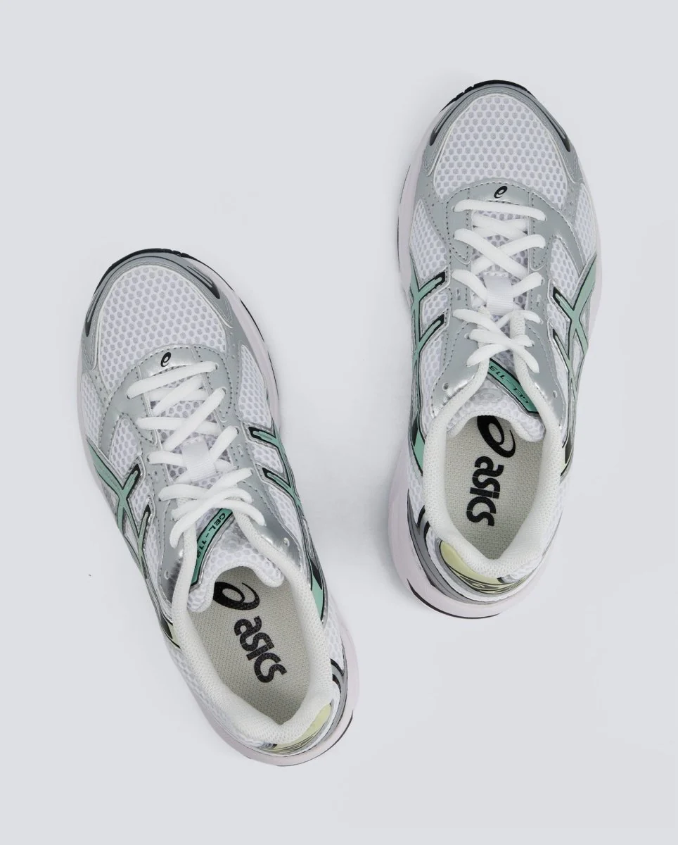 Asics Gel-1130 Blanco y Verde Mujer - Image 3