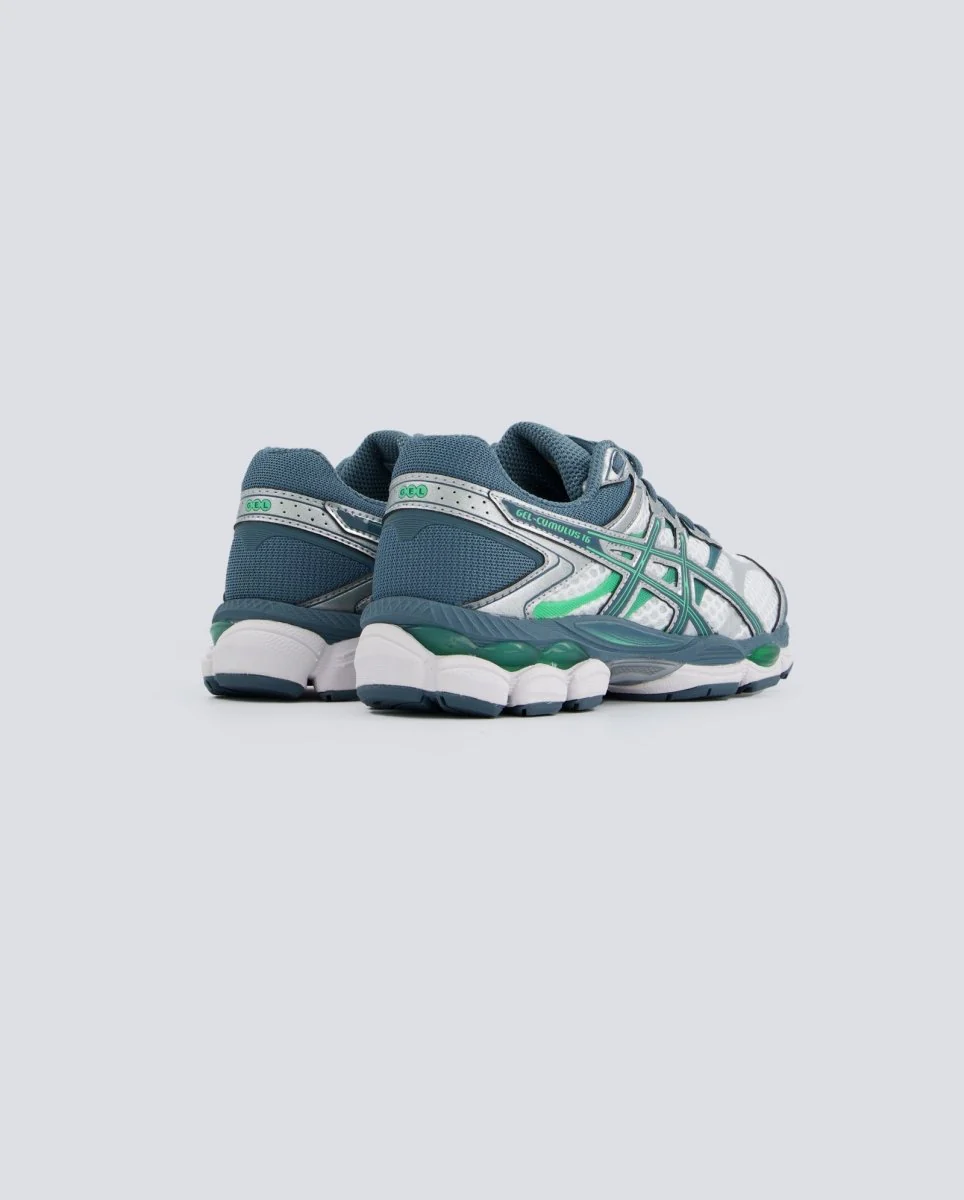Asics Gel Cumulus 16 Verde Y Gris Mujer - Image 4