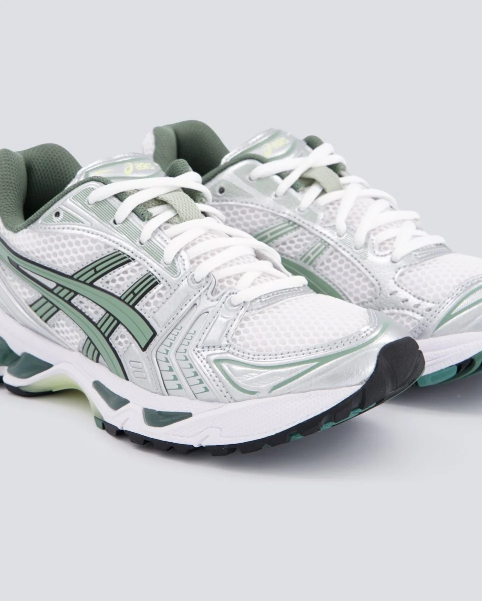 Asics Gel-Kayano 14 Gris Verde Mujer - Image 2