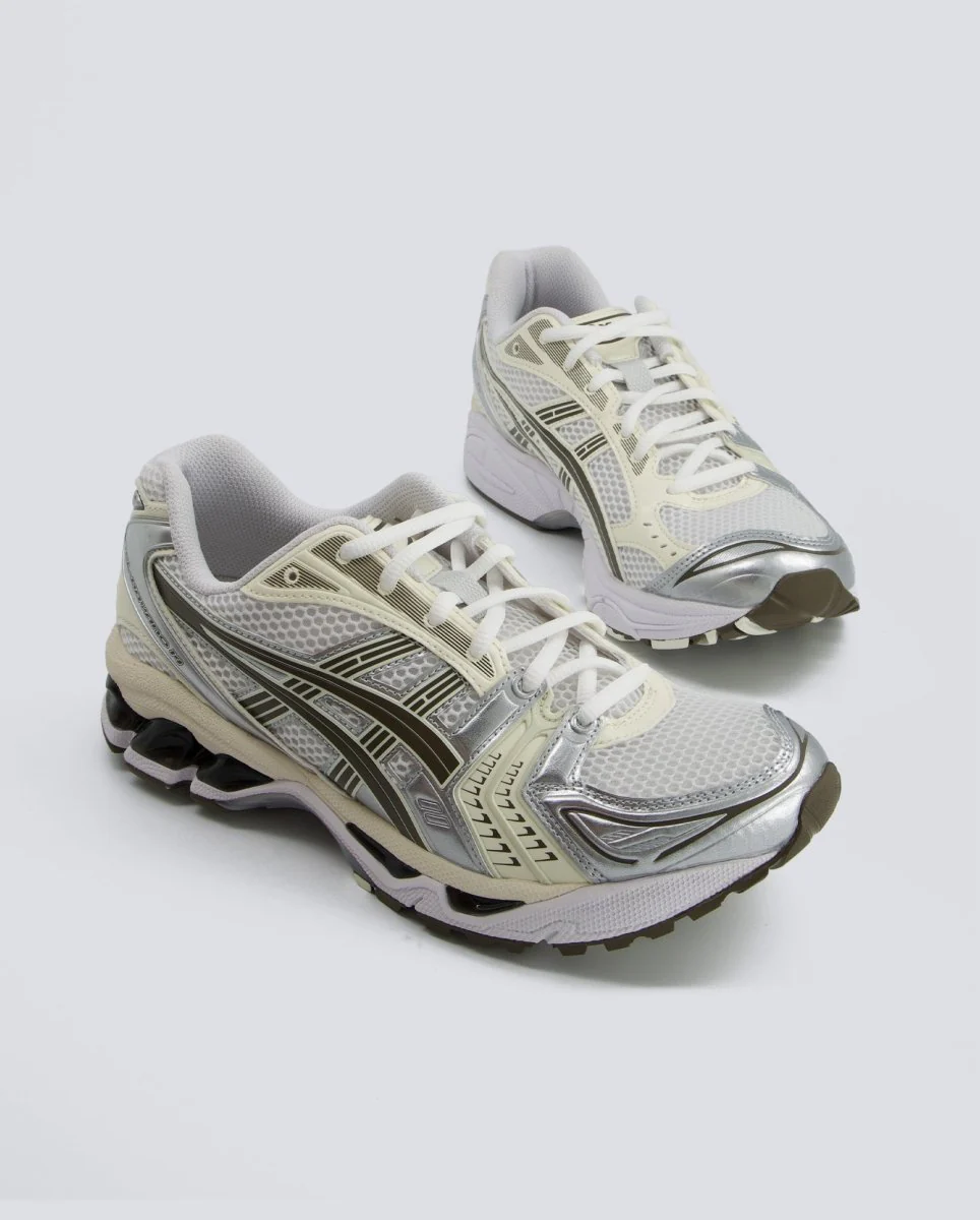 Asics Gel-Kayano 14 Plateado y Beige Hombre - Image 5