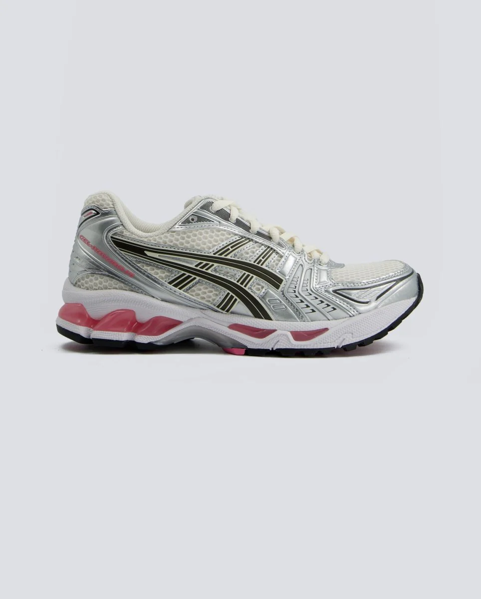 Asics Gel-Kayano 14 Plateado y Rosa Mujer