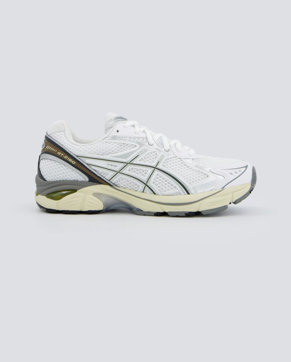 Asics Gt-2160 Blanco Y Plateado Mujer