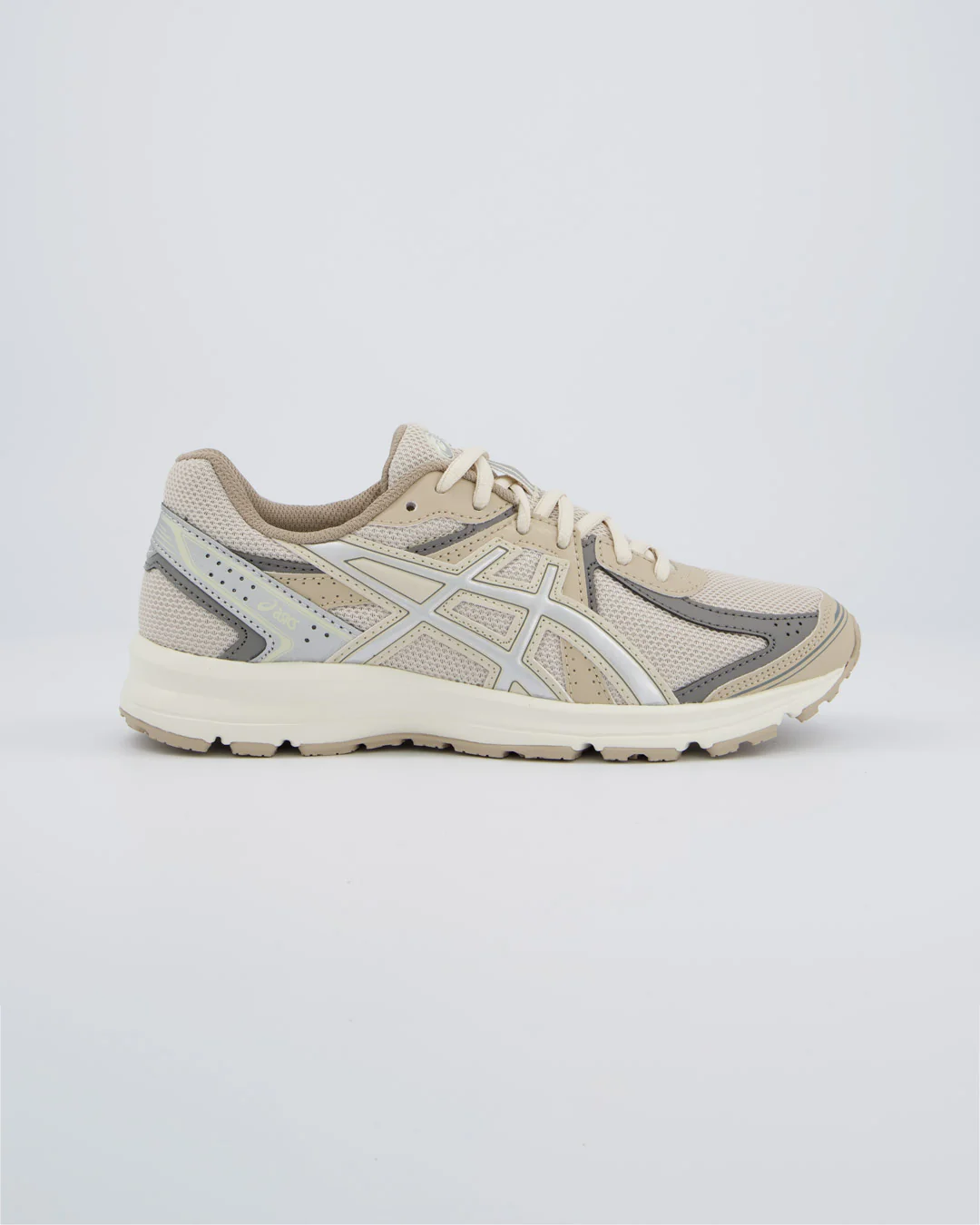 Asics Jog 100S Crema Mujer