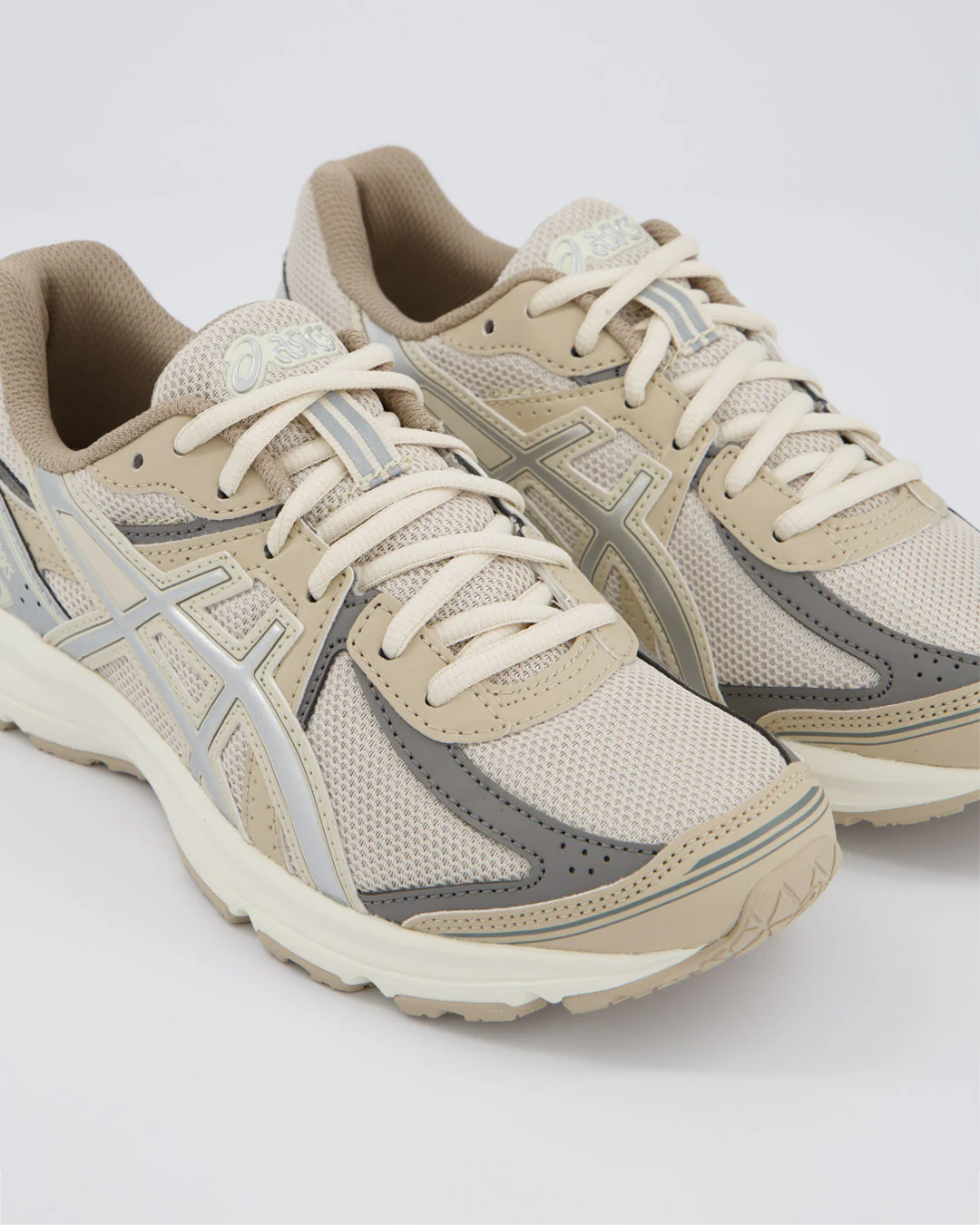 Asics Jog 100S Crema Mujer - Image 2