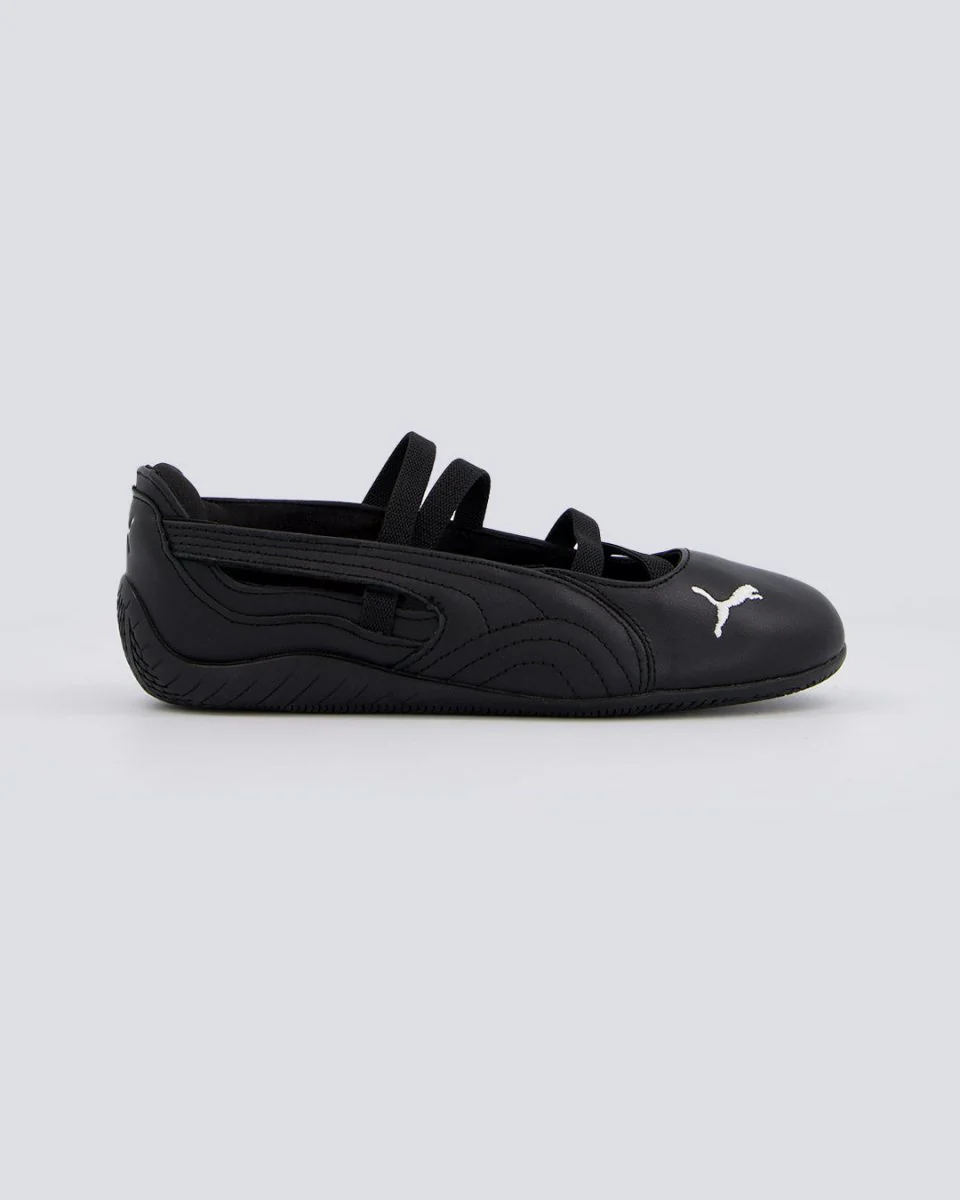 Bailarinas Puma Speedcat Piel Negro Mujer