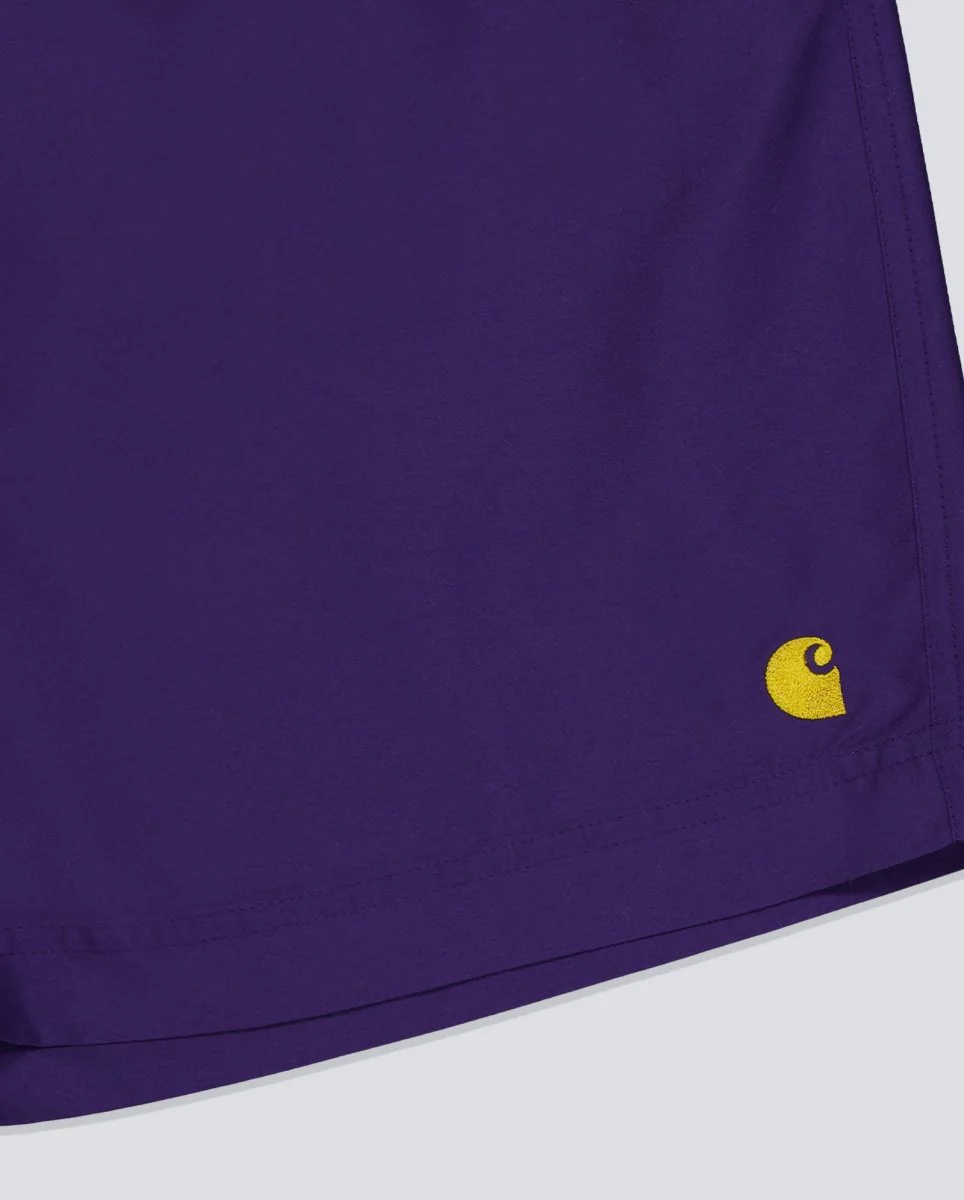Bañador Carhartt WIP Chase Swim Trunks Morado Hombre - Image 3
