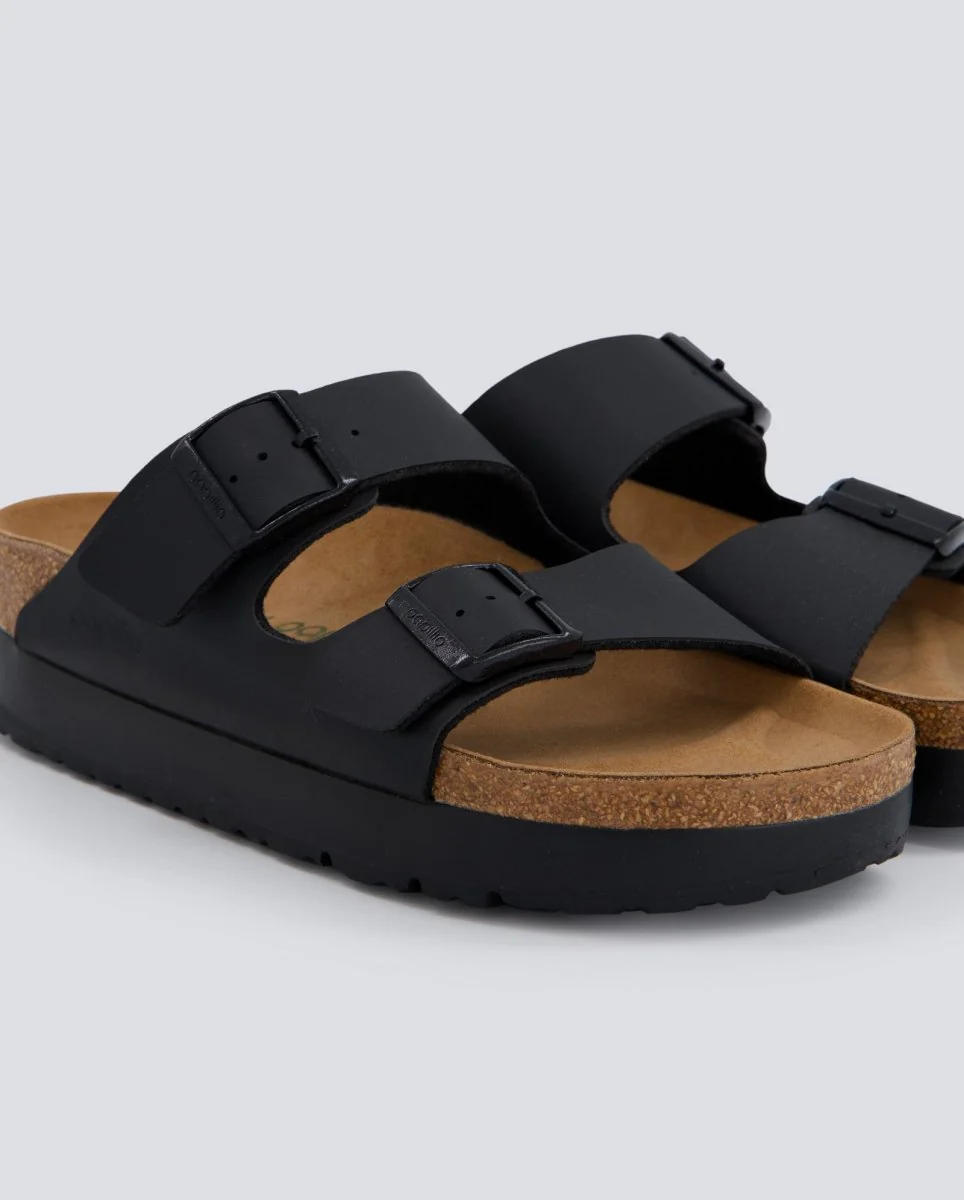 Birkenstock Arizona Plataforma Bf Negro Mujer - Image 2