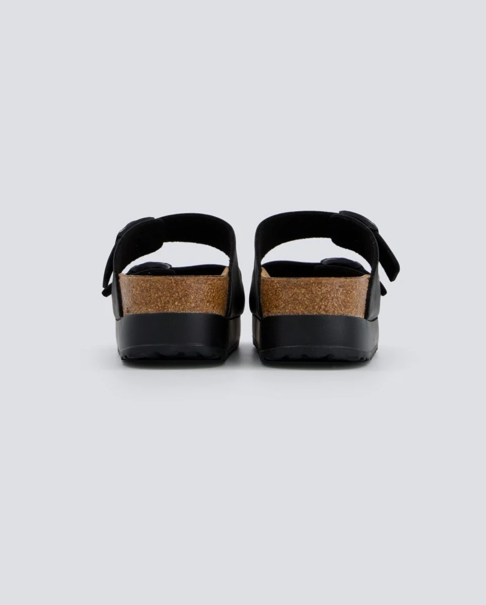 Birkenstock Arizona Plataforma Bf Negro Mujer - Image 6