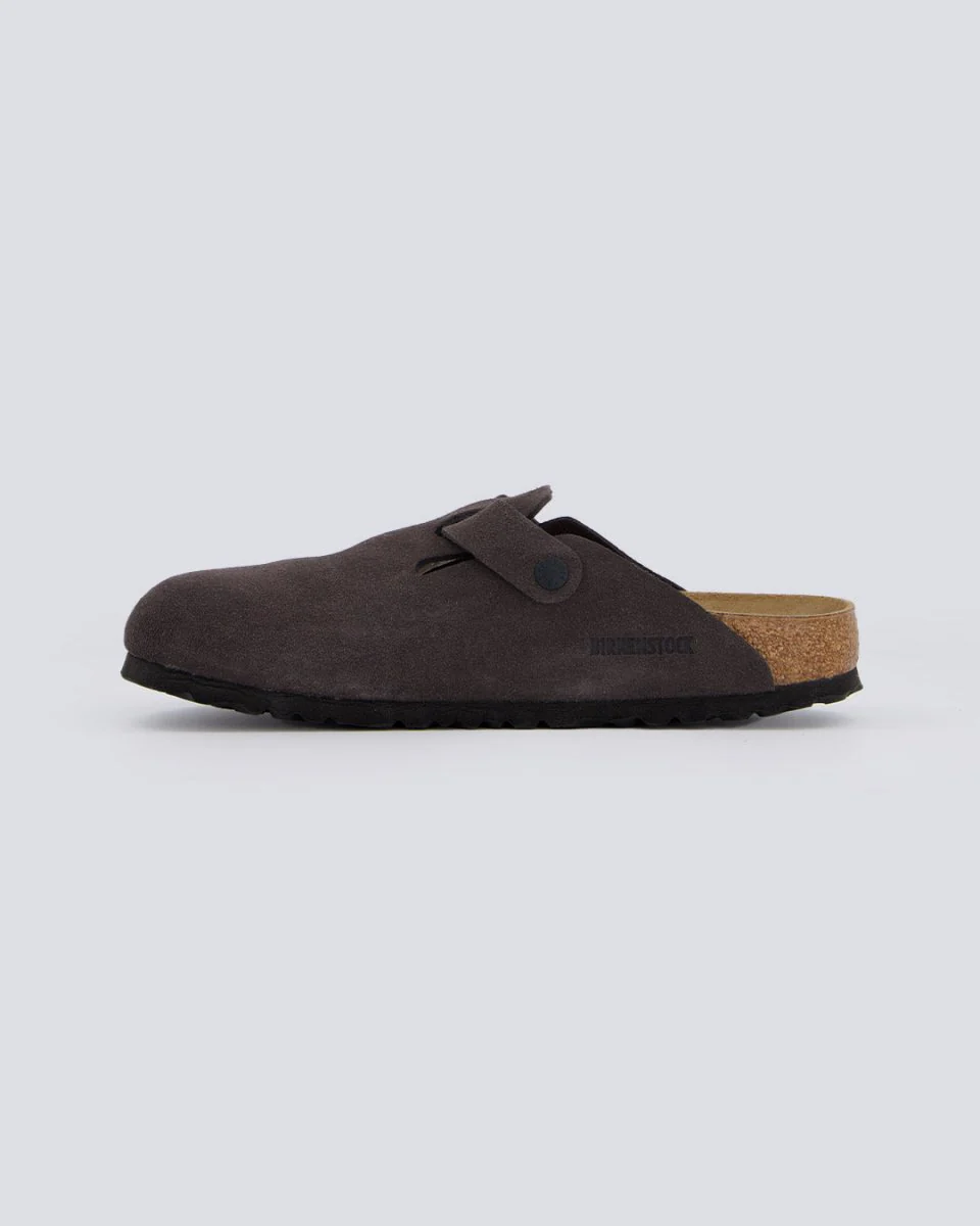 Birkenstock Boston Ante Gris Oscuro Mujer - Image 6