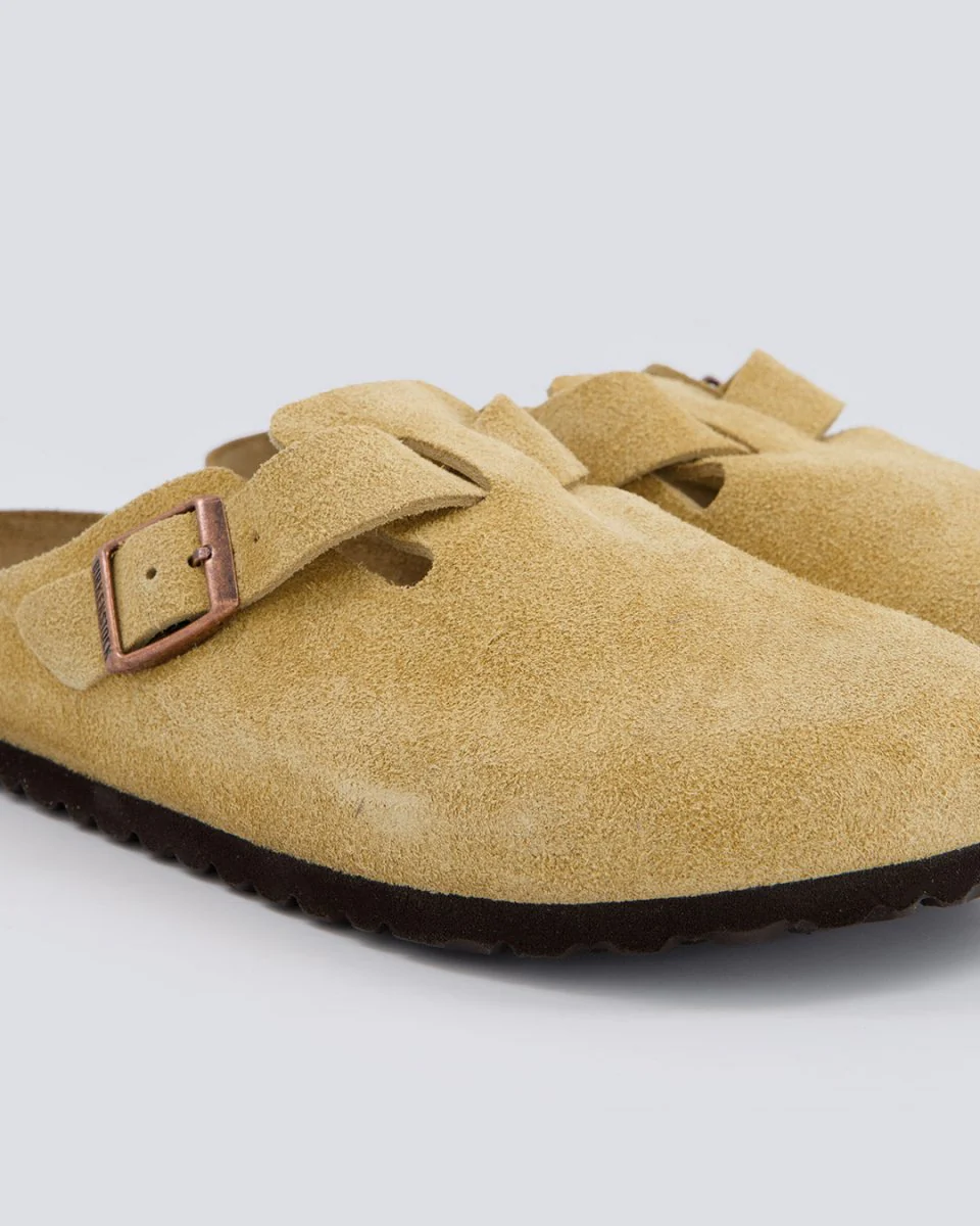 Birkenstock Boston Suede Beige Hombre - Image 6