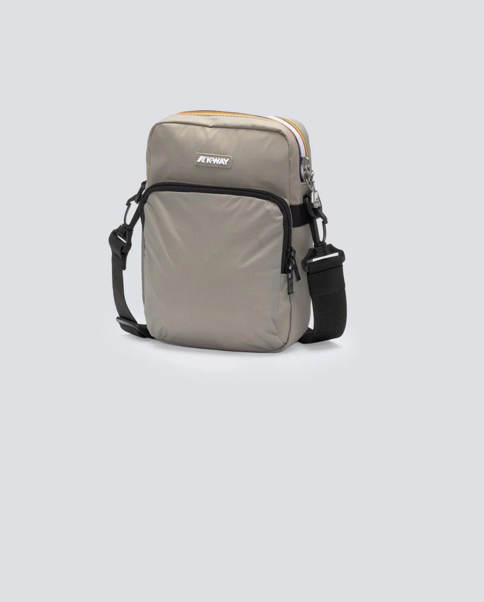 Bolso Bandolera K-Way Elroy Gris Unisex - Image 3