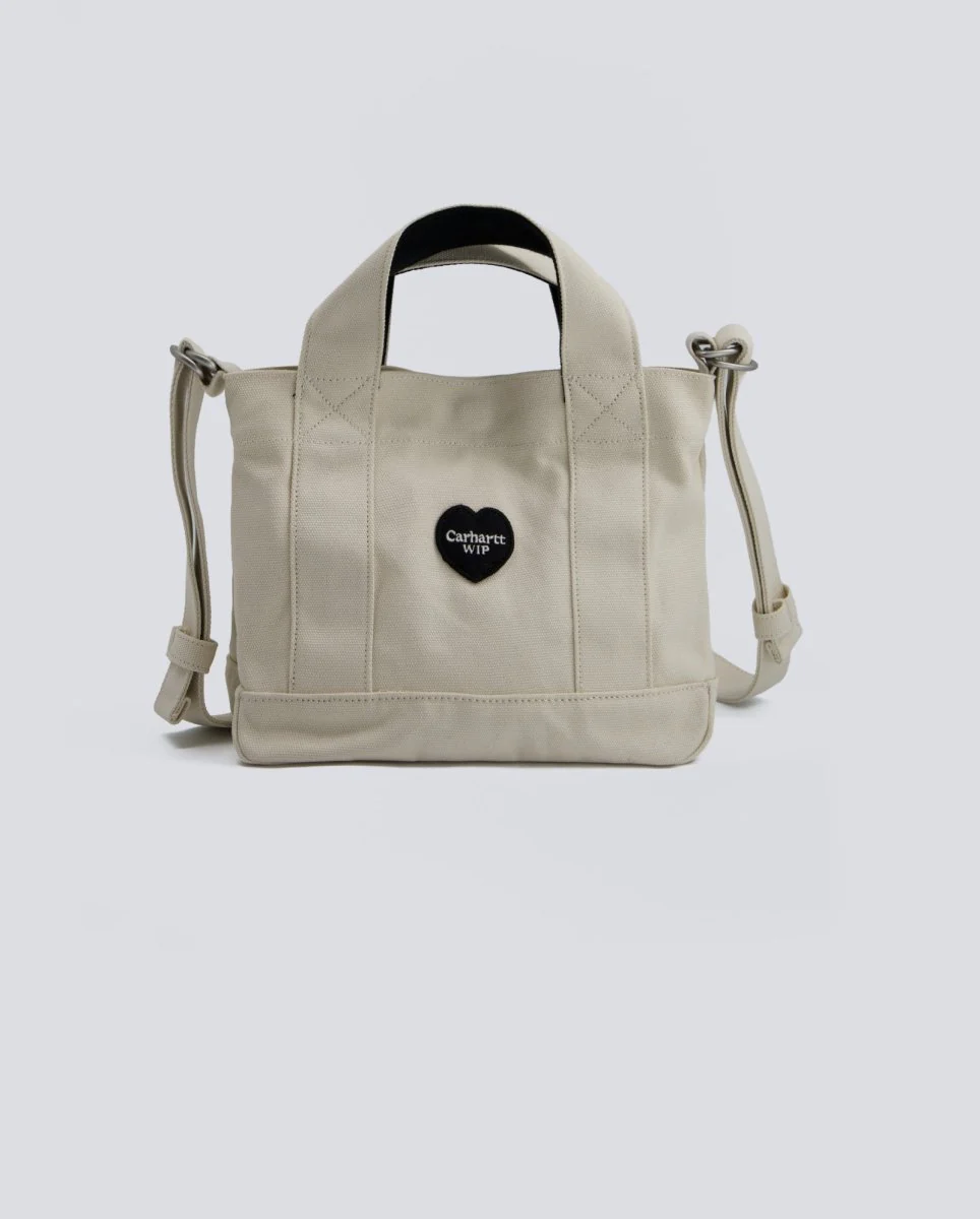 Bolso Carhartt Wip Drewe Tote Small Heart Denim Beige Unisex
