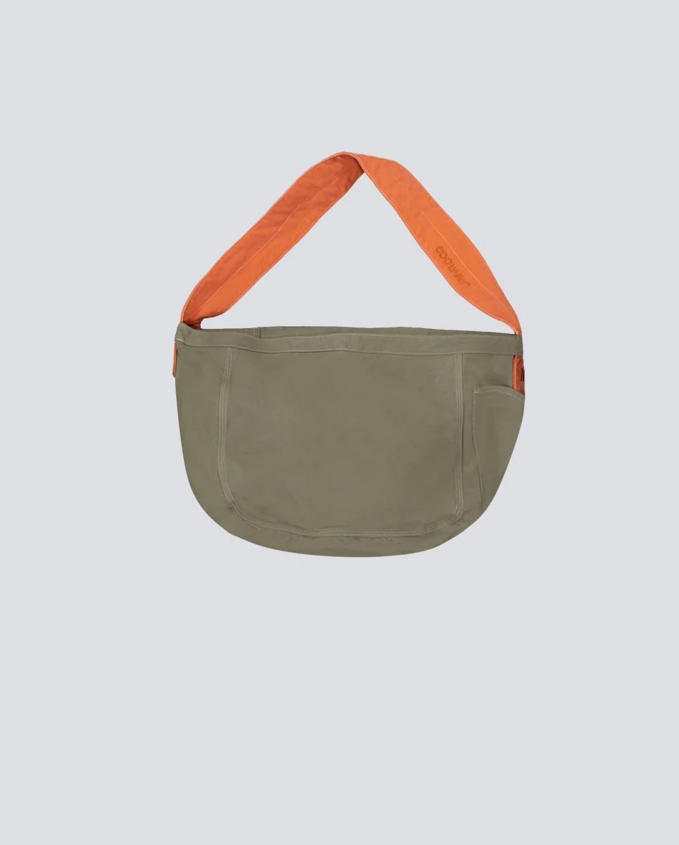 Bolso Coolway Press Bag Verde Y Naranja Unisex - Image 3