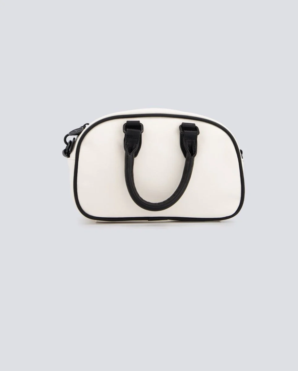 Bolso Puma Archive Mini Grip Bag Blanco Y Negro Unisex - Image 5