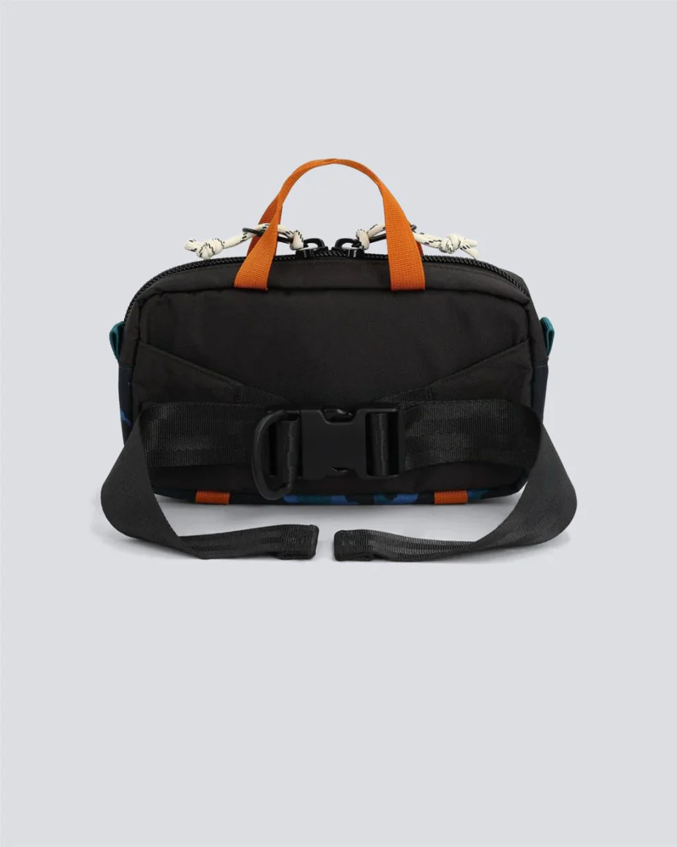 Bolso Topo Designs Mini Quick Pack Negro y Naranja Unisex - Image 2