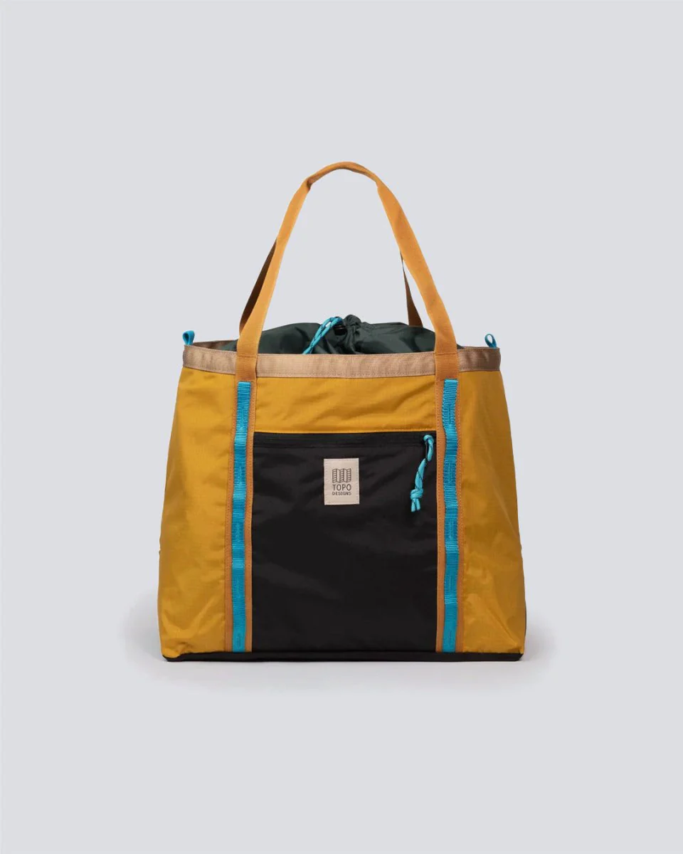 Bolso Topo Designs Mountain Utility Tote Amarillo Y Negro