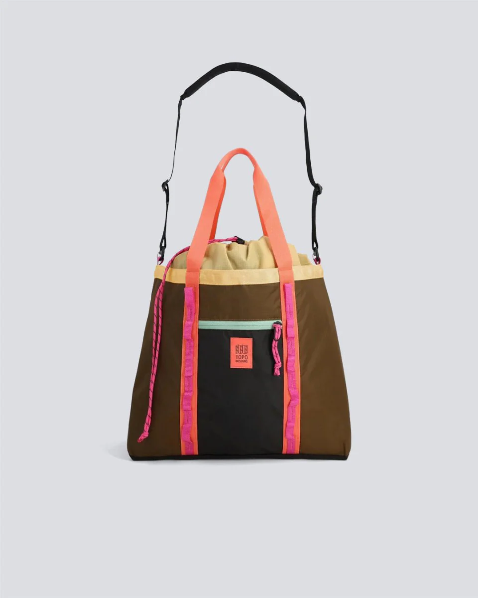 Bolso Topo Designs Mountain Utility Tote Marrón Y Negro Unisex