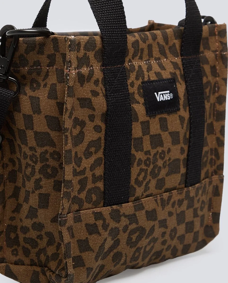 Bolso Vans Lil Pergs Tote Leopardo Marrón Mujer - Image 2