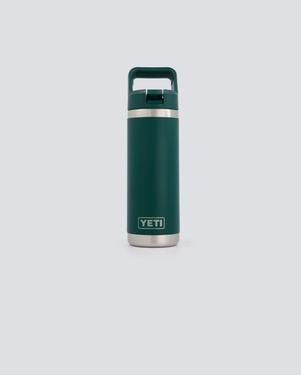 Botella Yeti Rambler C Straw Verde 18 Oz