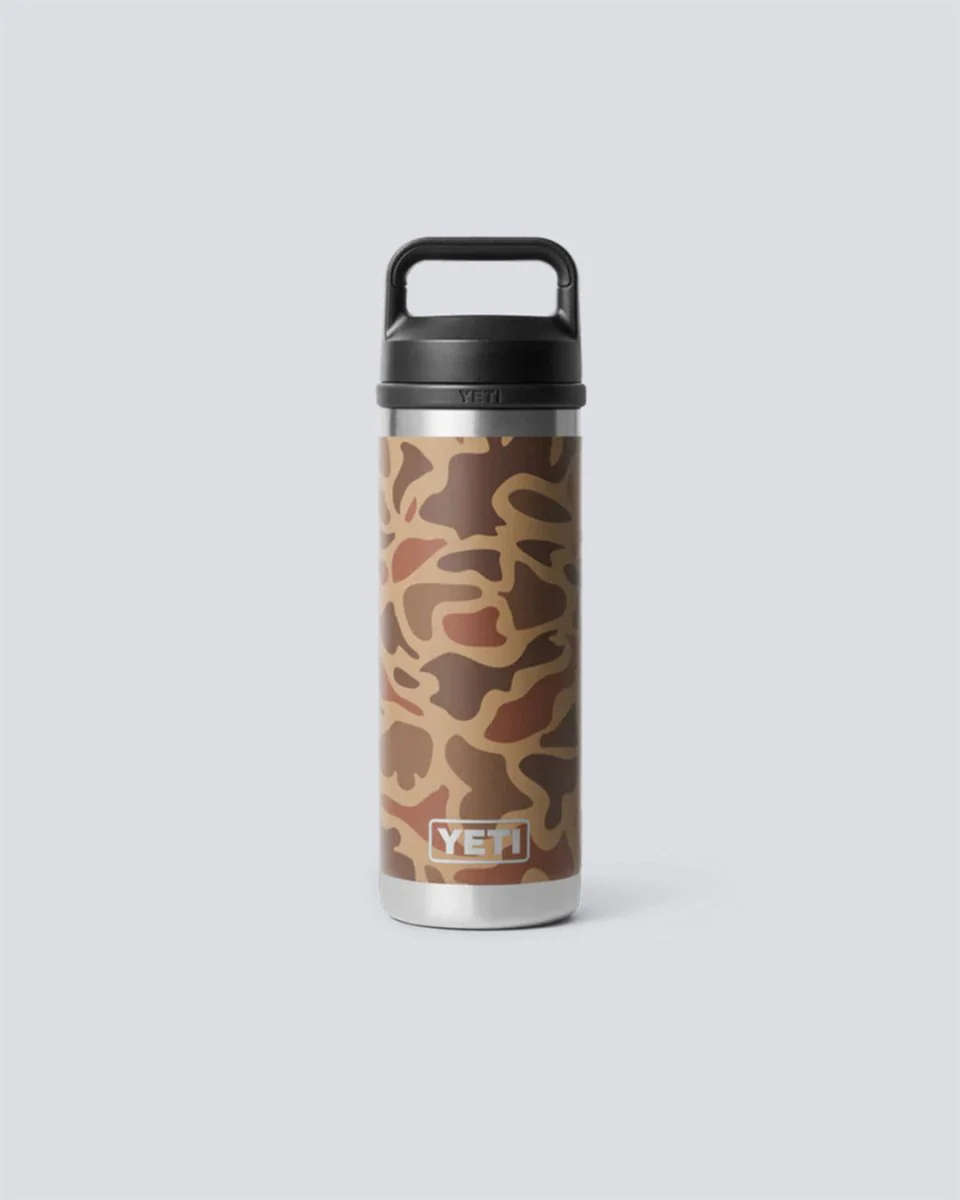 Botella Yeti Rambler Chug Marrón Camuflaje 18 Oz