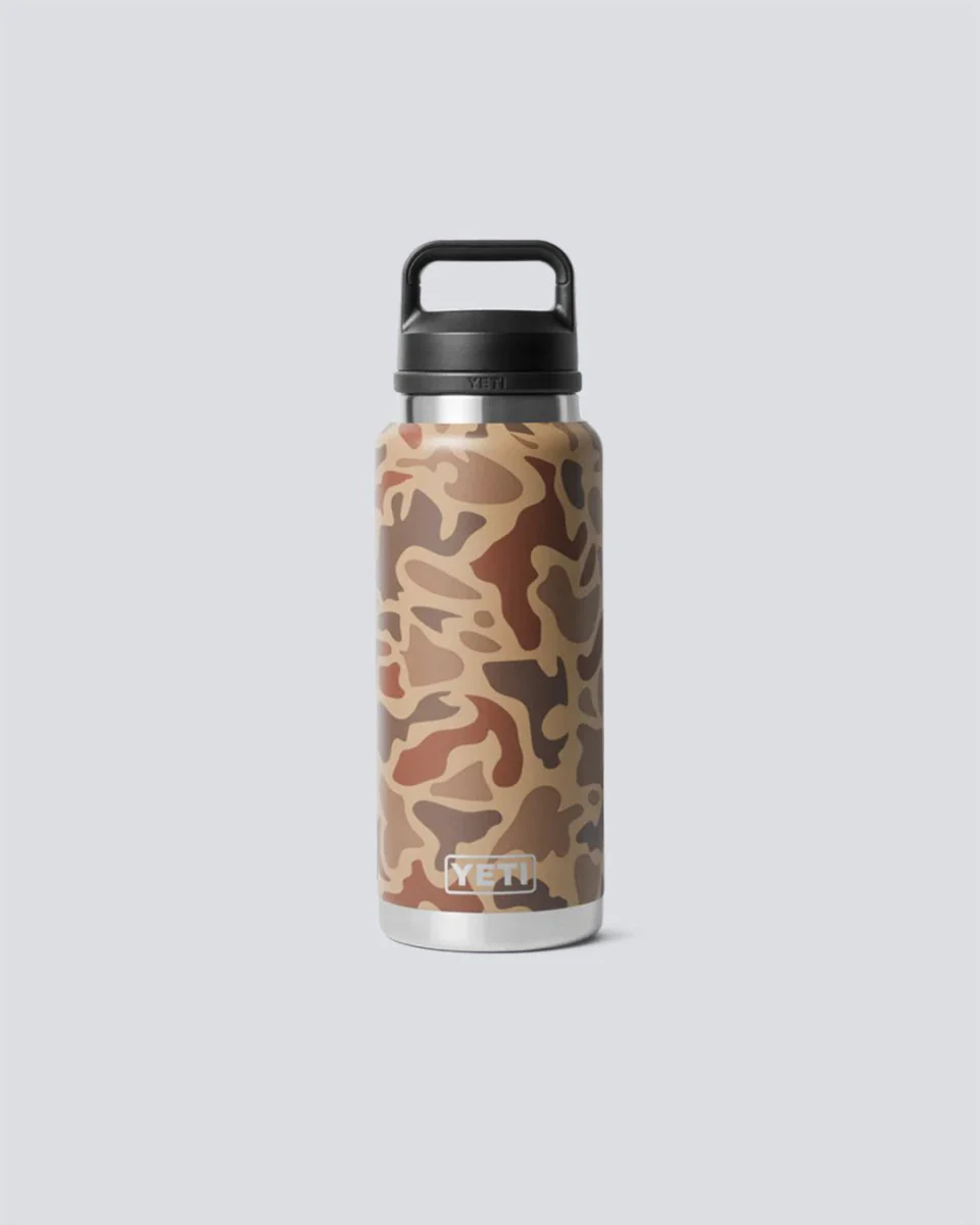 Botella Yeti Rambler Chug Marrón Camuflaje 36 Oz