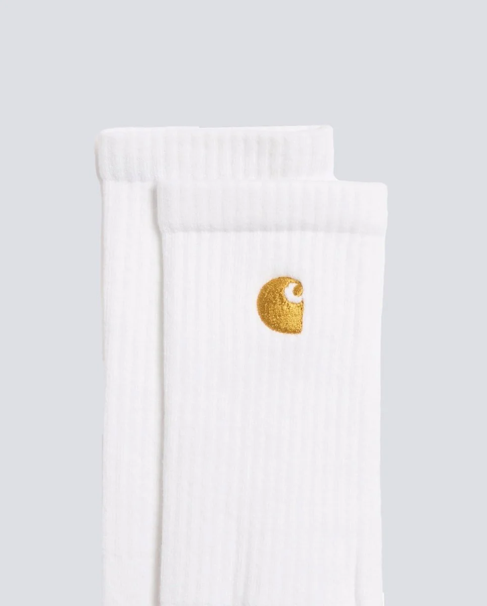 Calcetines Carhartt WIP Chase Blanco Unisex - Image 2