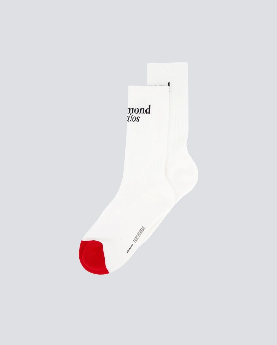 Calcetines Edmmond Studios Elak Blanco Unisex