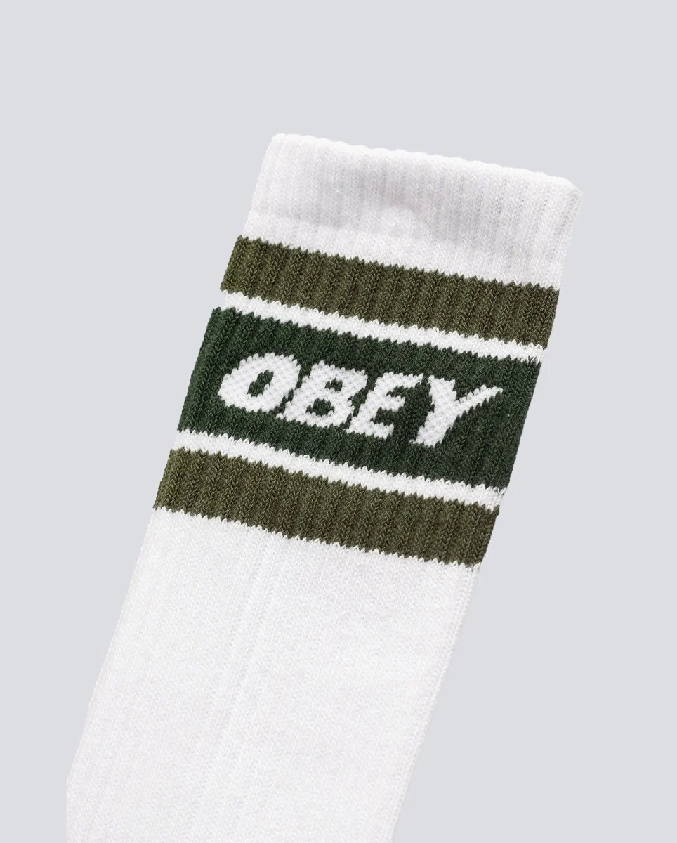 Calcetines Obey Cooper Ii Verde Y Blanco Unisex - Image 3