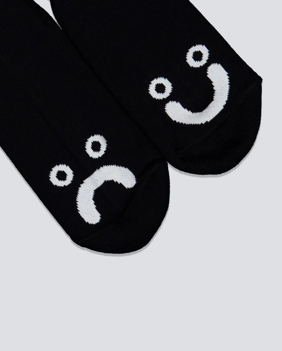 Calcetines Polar Skate Ribs Socks Happy Sad Nego Unisex - Image 2