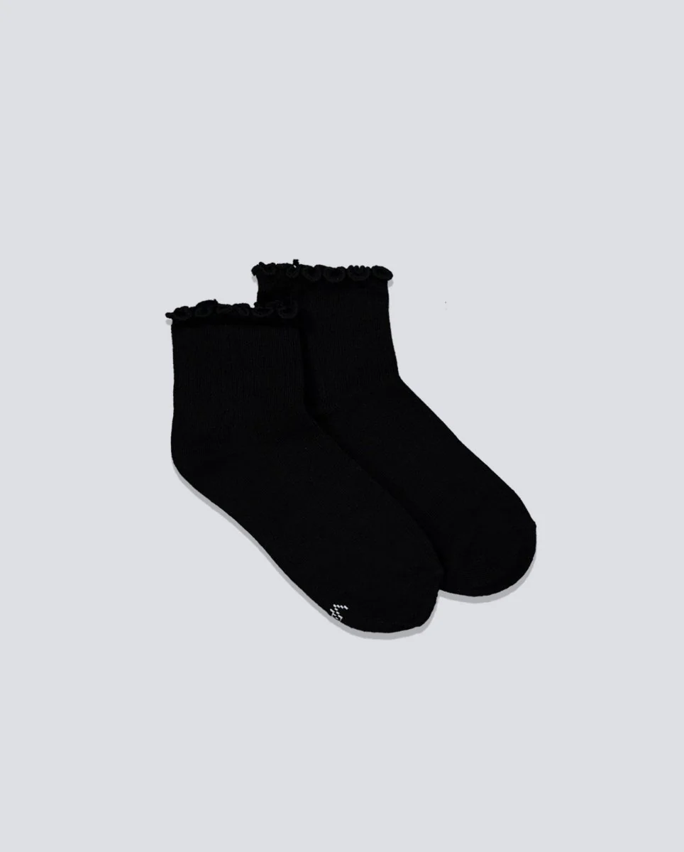 Calcetines Vans Lettuce Have It Half Crew Negro Mujer