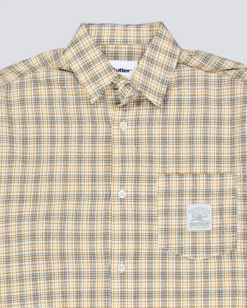 Camisa Butter Goods Equipment Beige Unisex - Image 7