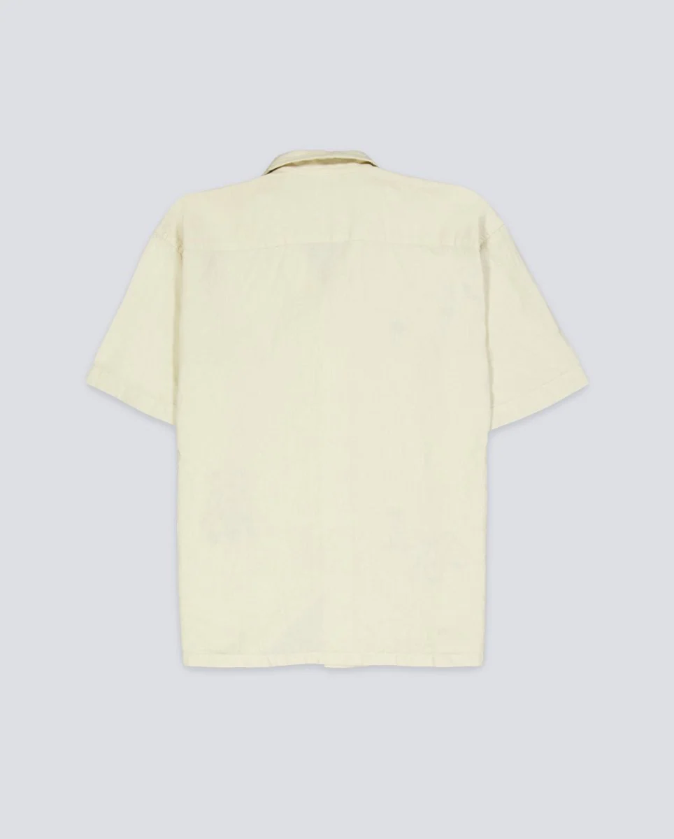 Camisa Edmmond Studios Sunny Day Short Sleeve Beige Unisex - Image 3