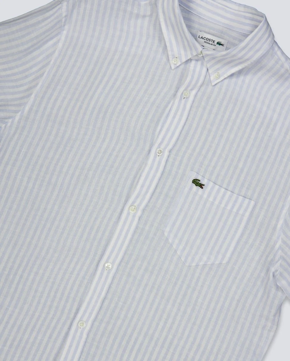 Camisa Lacoste Chemise Casual Manches Azul Hombre - Image 2