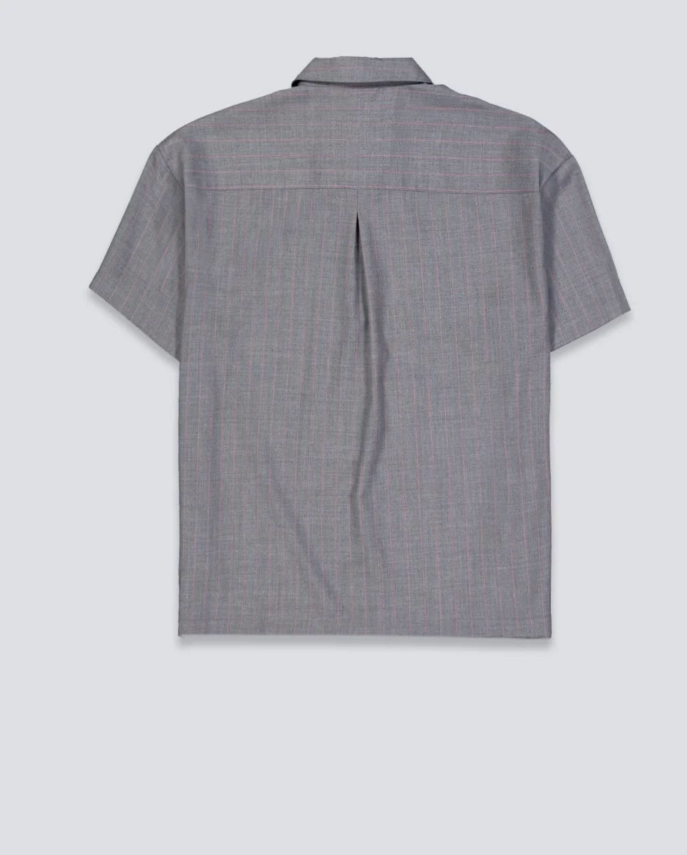 Camisa New Amsterdam Surf Association Wijk Gris Y Rosa Unisex - Image 3