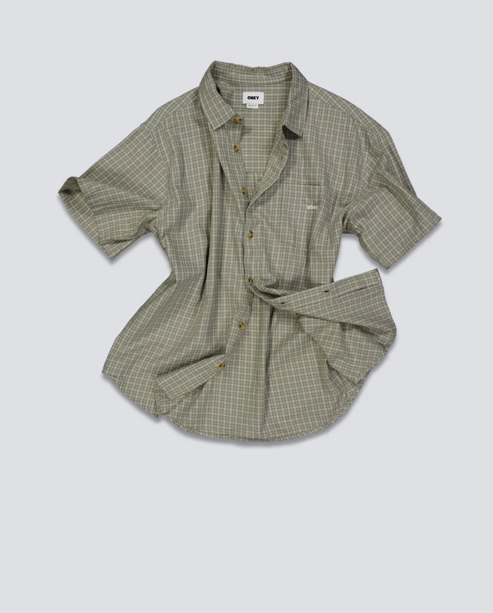 Camisa Obey Dried Sage Caqui Unisex - Image 2