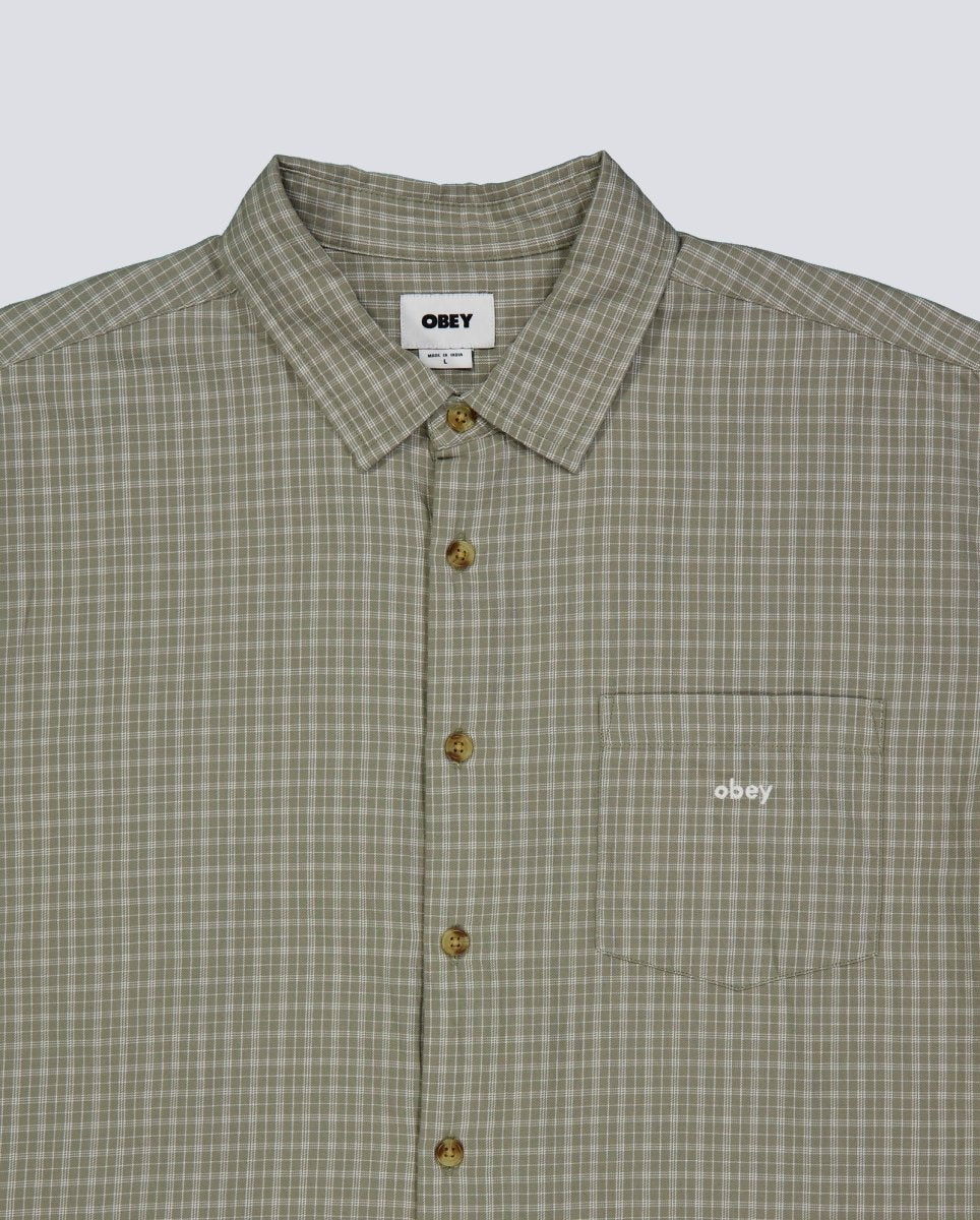 Camisa Obey Dried Sage Caqui Unisex - Image 3