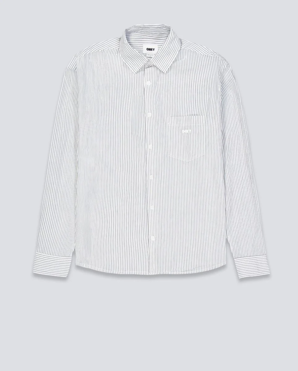 Camisa Obey Isaac Negro Multicolor Hombre