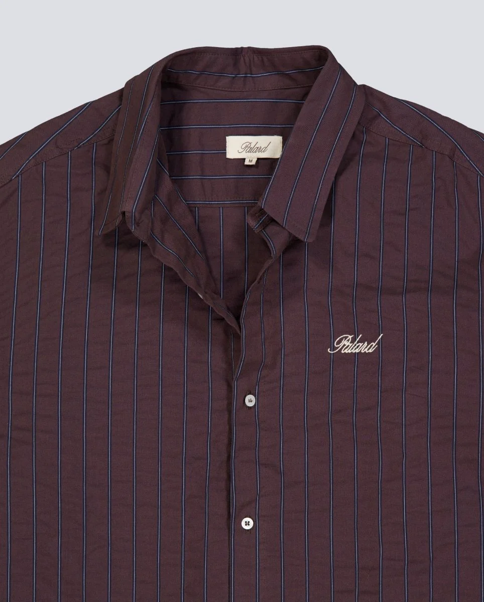 Camisa Palard Chateaux Fondant Boxy Marrón Hombre - Image 2