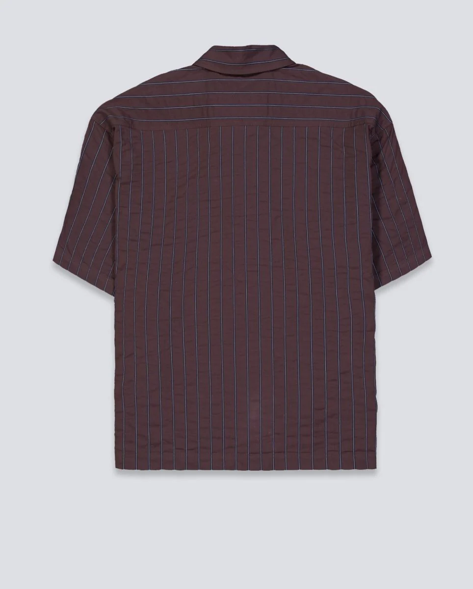 Camisa Palard Chateaux Fondant Boxy Marrón Hombre - Image 3