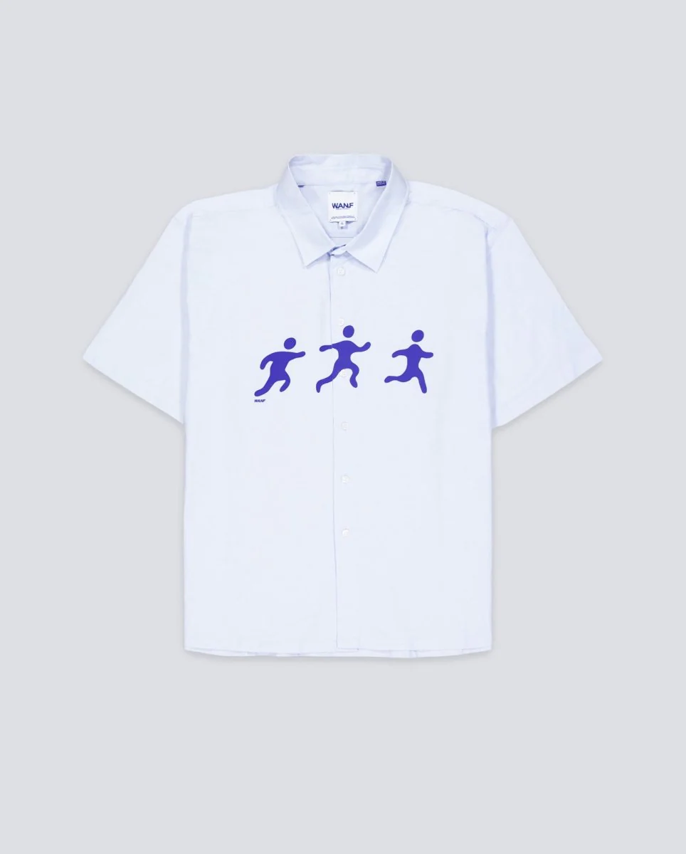 Camisa We Are Not Friends Hashiru Azul Unisex