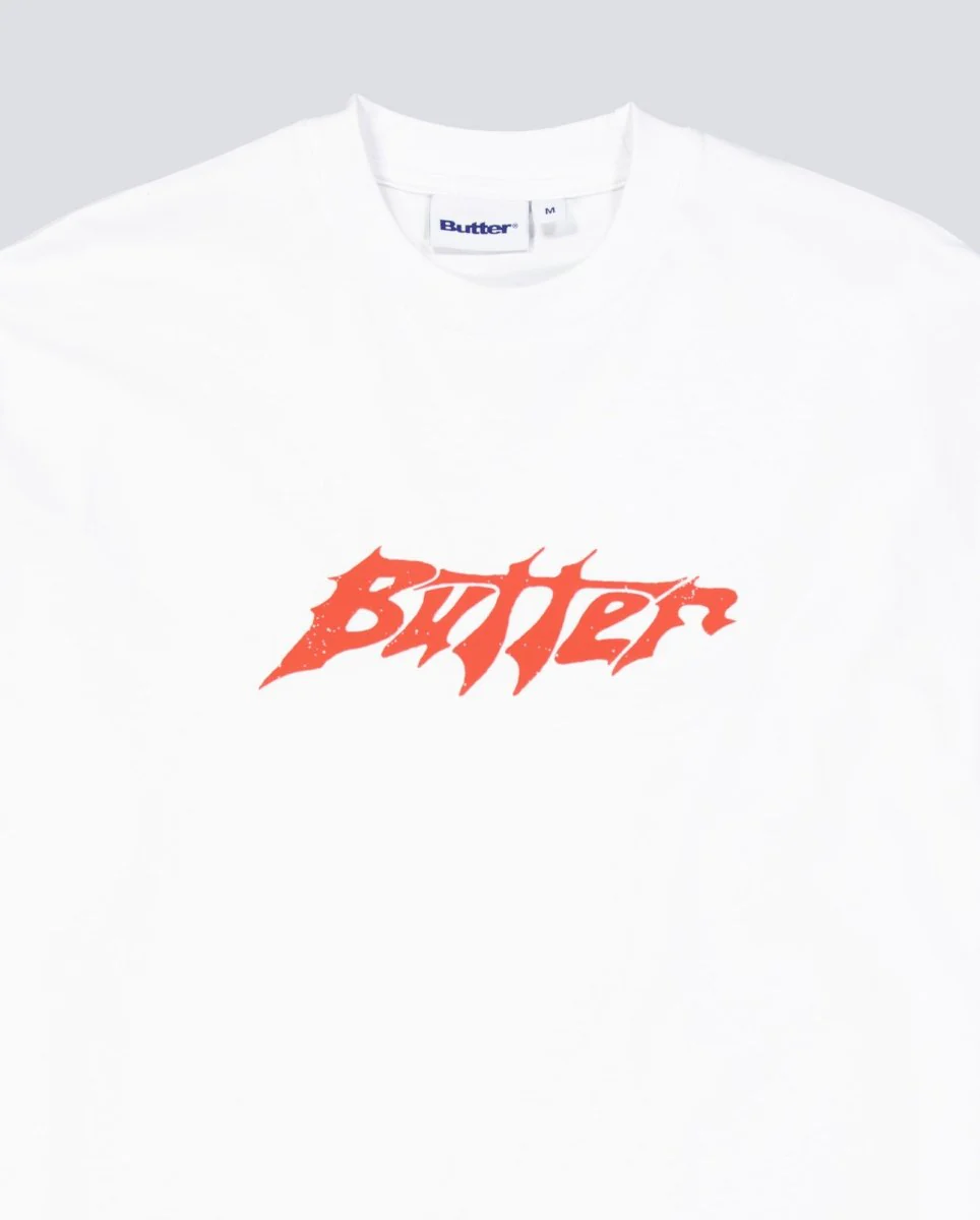 Camiseta Butter Goods Amplify Blanca Unisex - Image 5