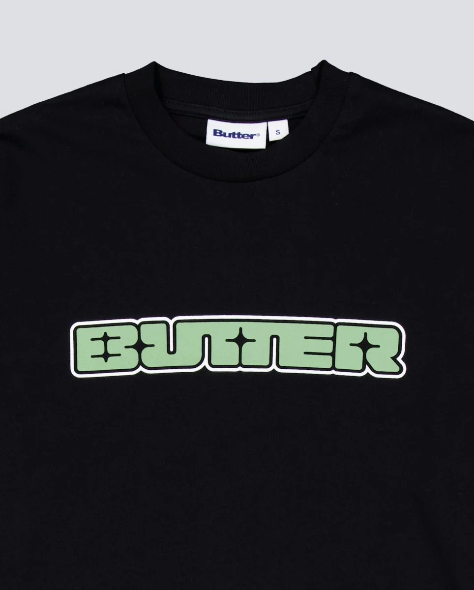 Camiseta Butter Goods Glint Negro Unisex - Image 4