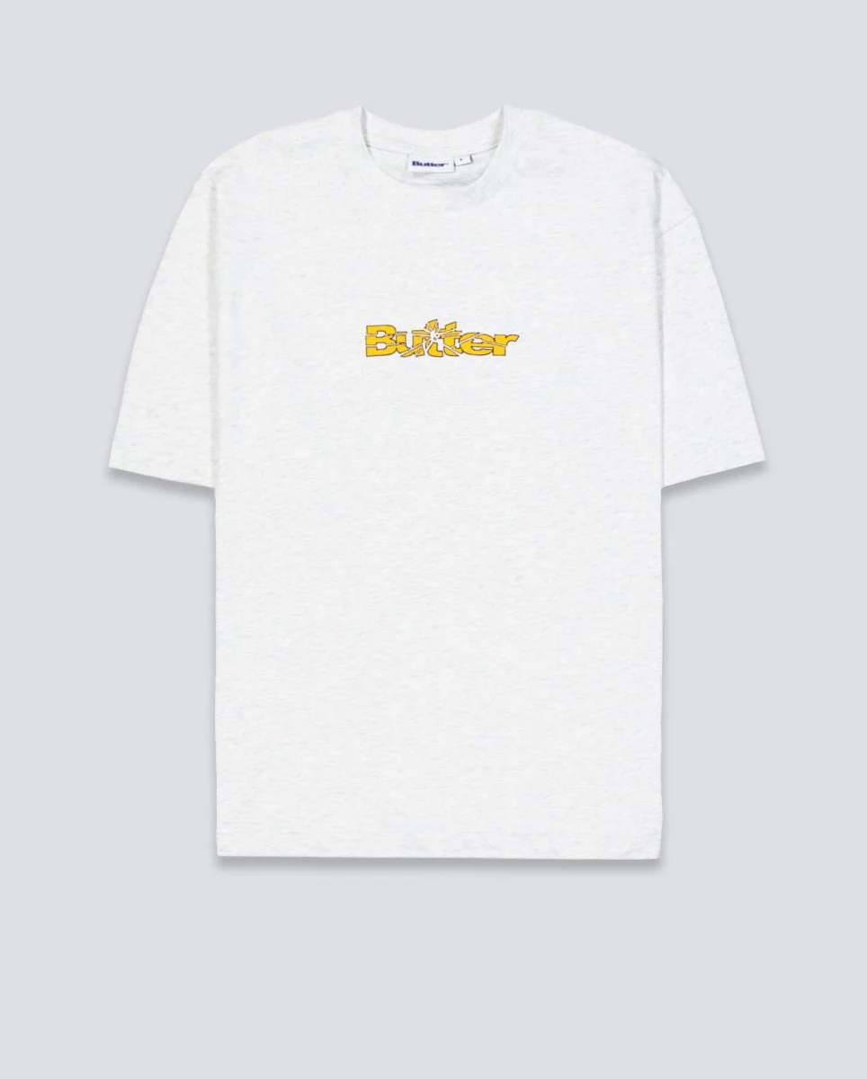 Camiseta Butter Goods Smasehd Logo Gris Unisex - Image 3