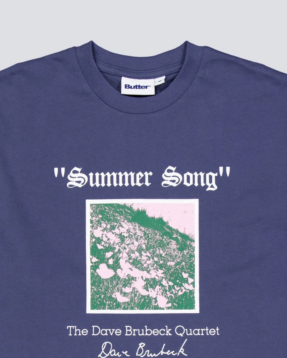 Camiseta Butter Goods Summer Song Azul Unisex - Image 5